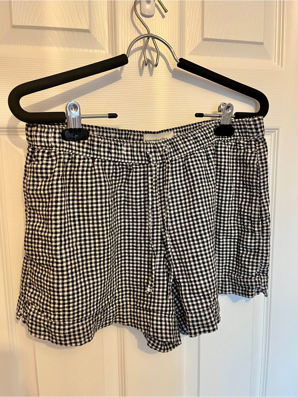 Black & White Gingham Women’s Shorts